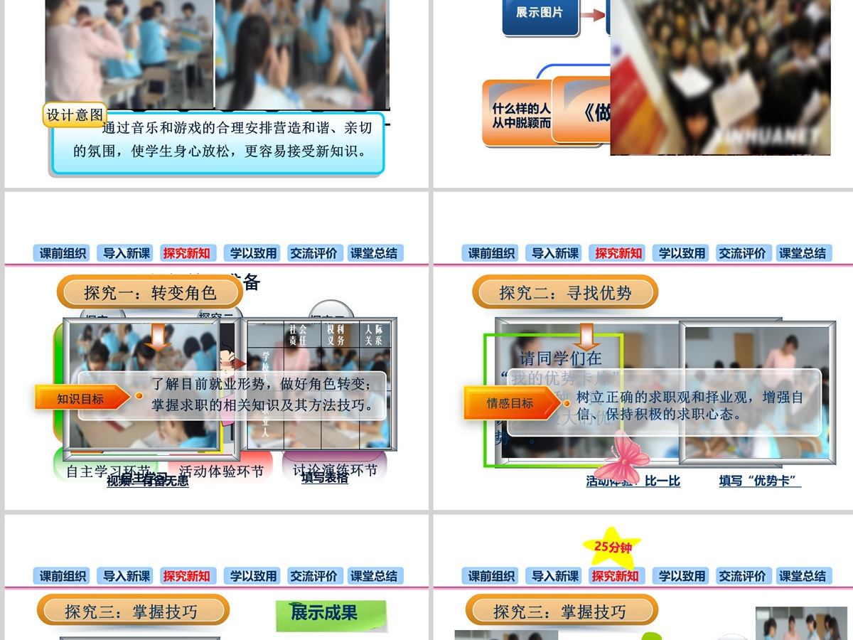 大学生职业规划做好就业准备教学设计ppt 大学生职业规划做好就业准备教学设计ppt
