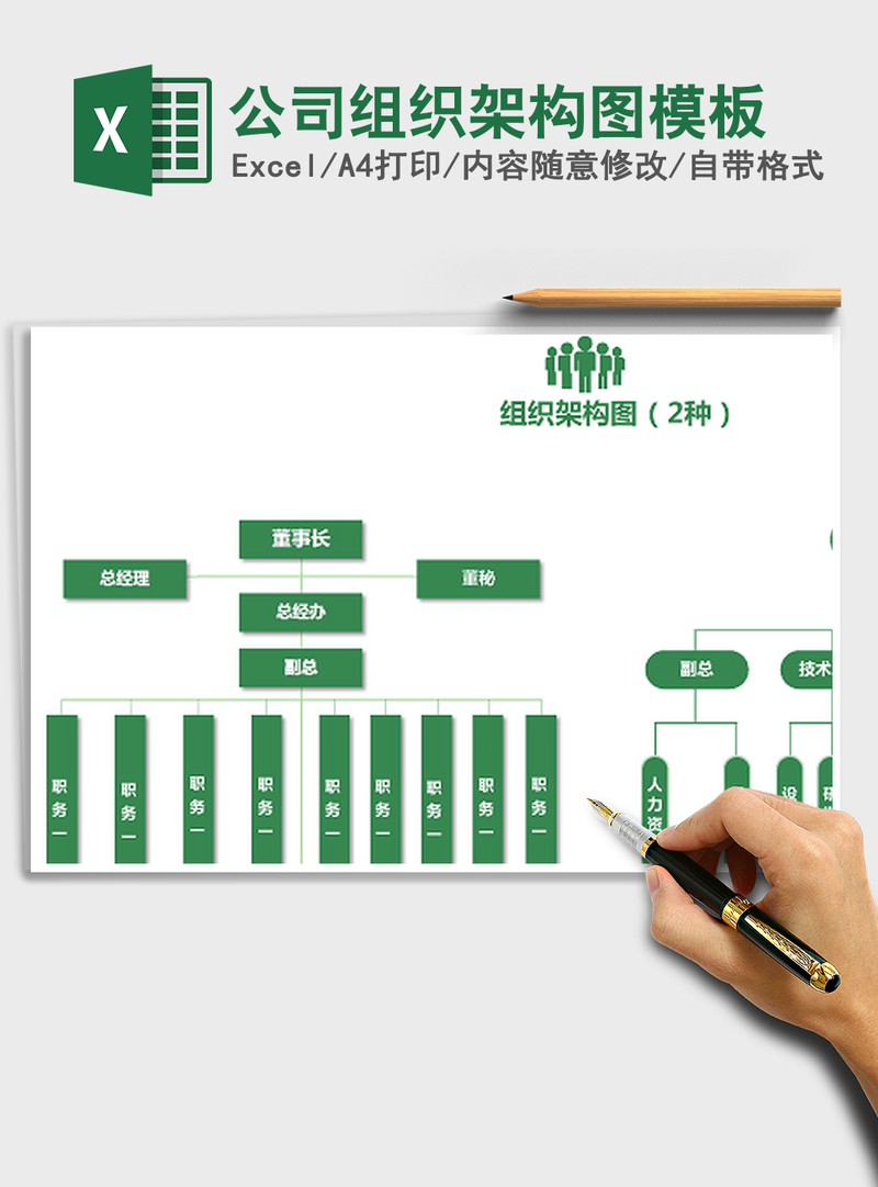 2021年公司组织架构图模板 2021年公司组织架构图模板