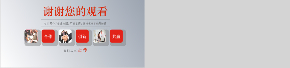 稳重红色内容详细商业计划书创业计划书ppt模板