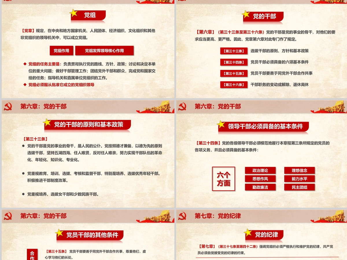中国共产党章程学习解读新党章党课ppt