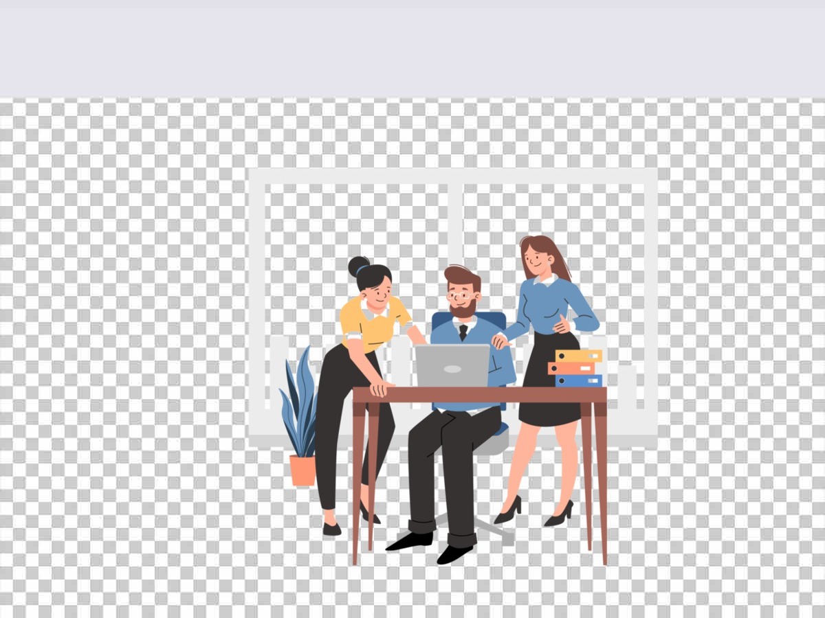 商务办公矢量插画元素