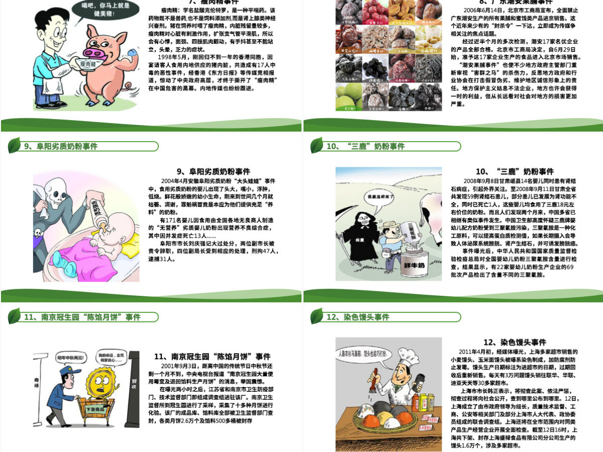 原创食品安全从我做起卫生健康主题班会PPT-版权可商用