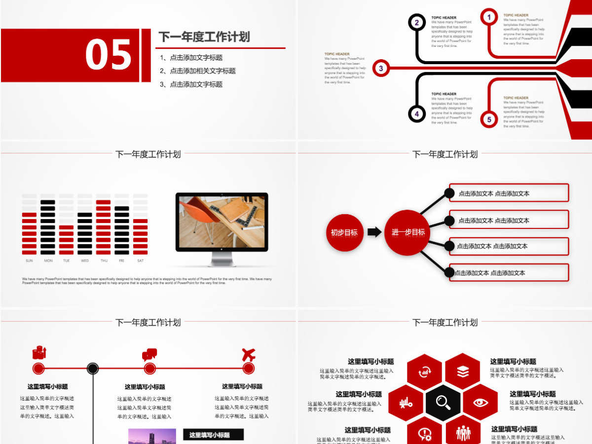 2022总结2021年度工作汇报总结ppt模板