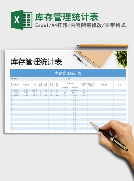 2021年库存管理统计表