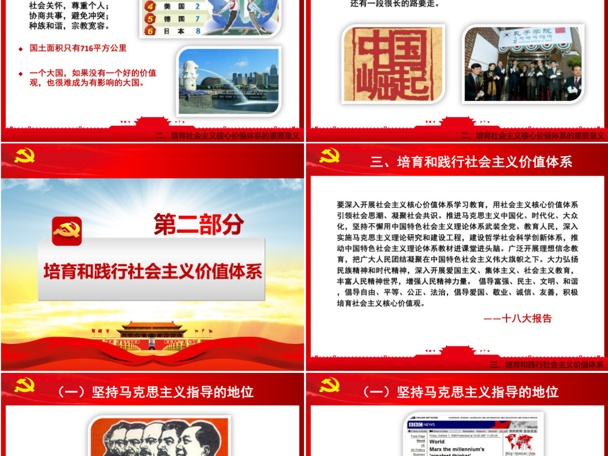 社会主义核心价值观宣讲培训ppt模板课件 社会主义核心价值观宣讲培训ppt模板课件
