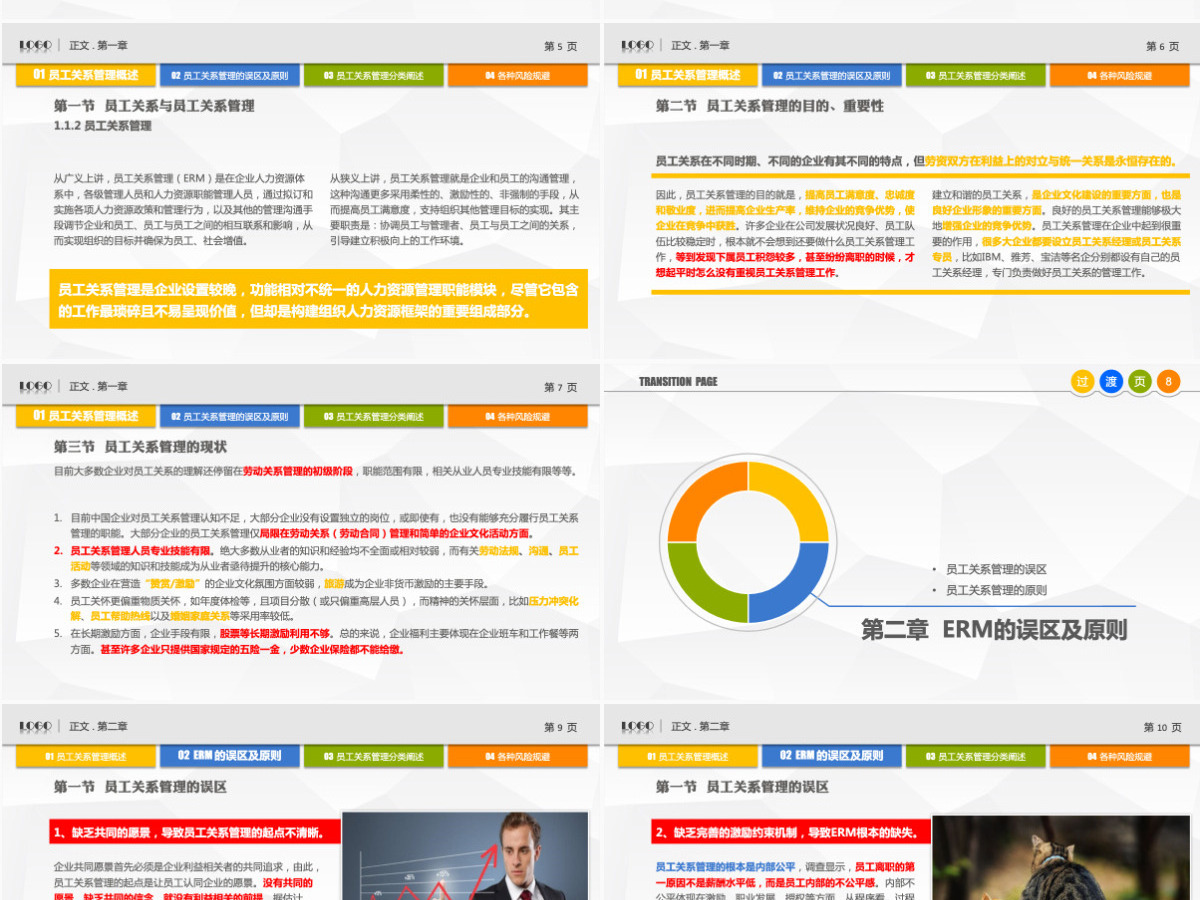 员工管理教育培训PPT公司员工培训PPT模板幻灯片