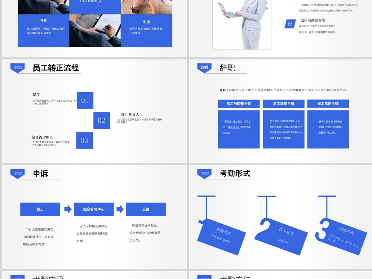 2022公司招聘新员工入职培训ppt培训手册模板