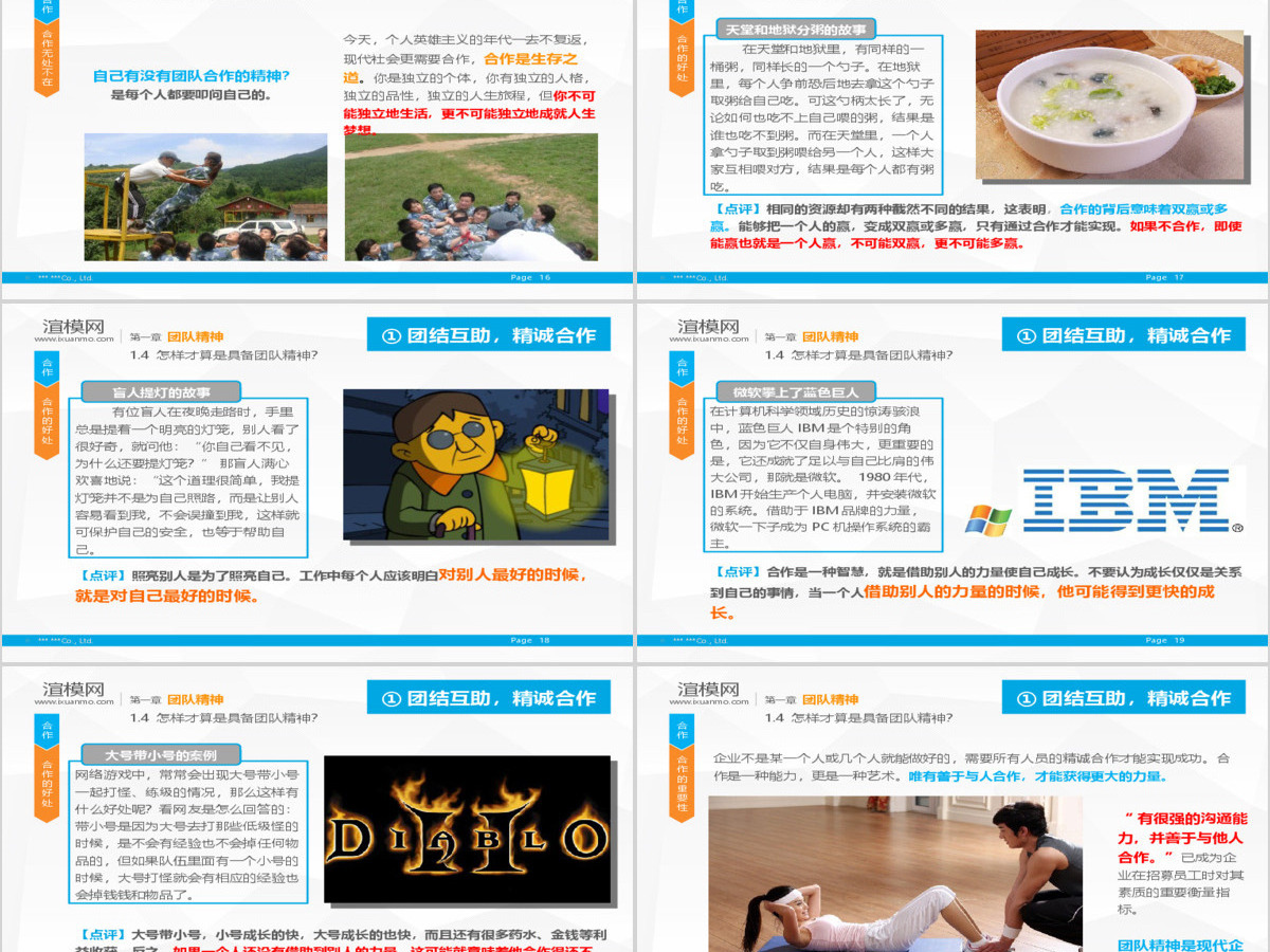 团队精神报告ppt模板 团队精神报告ppt模板