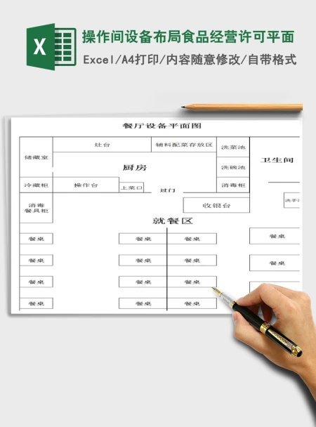 2021年操作间设备布局食品经营许可平面 2021年操作间设备布局食品经营许可平面