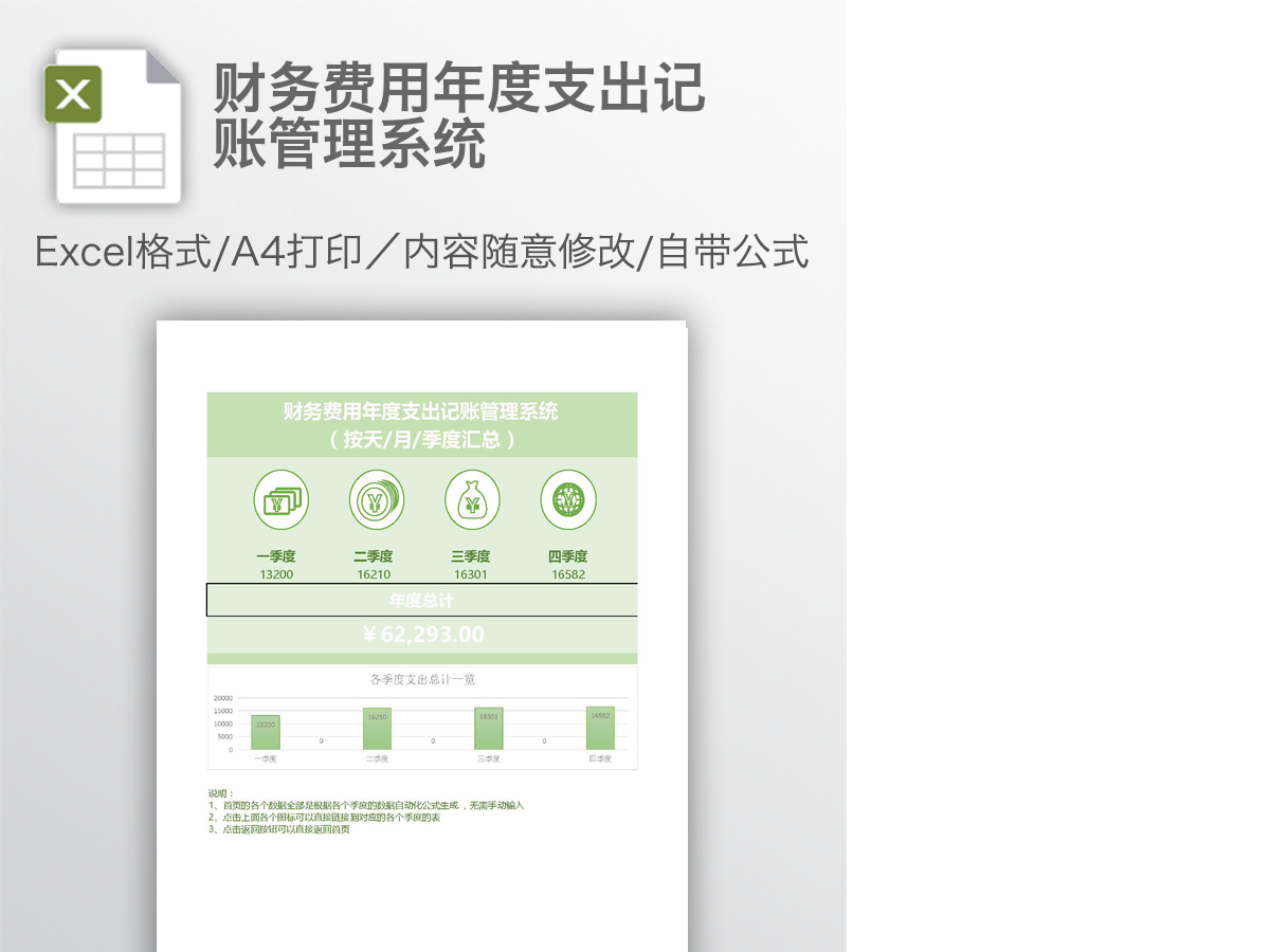 财务费用年度支出记账管理系统 财务费用年度支出记账管理系统