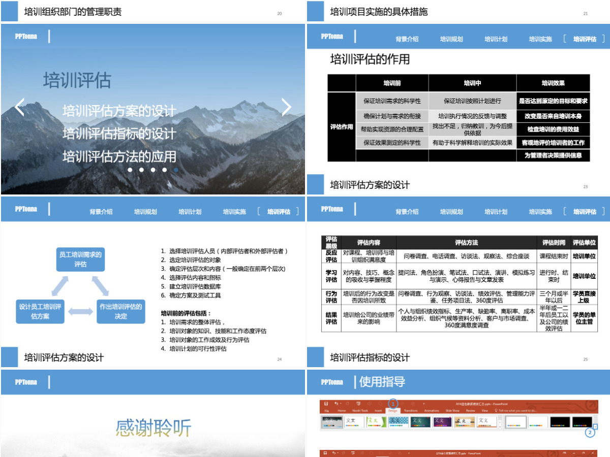 红蓝双色企业内部培训工作计划ppt模板 红蓝双色企业内部培训工作计划ppt模板