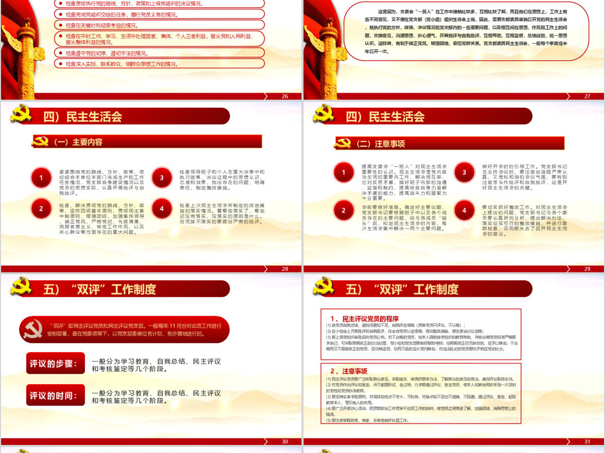 简洁党建风新时期基层党建工作报告指南PPT 简洁党建风新时期基层党建工作报告指南PPT