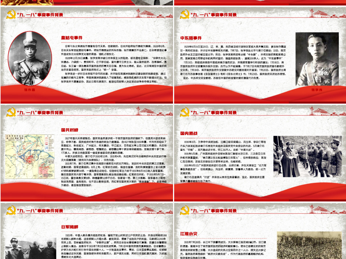九一八事变91周年纪念日红色铭记历史勿忘国耻珍爱和平爱国主义教育党课课件PPT 九一八事变91周年纪念日红色铭记历史勿忘国耻珍爱和平爱国主义教育党课课件PPT