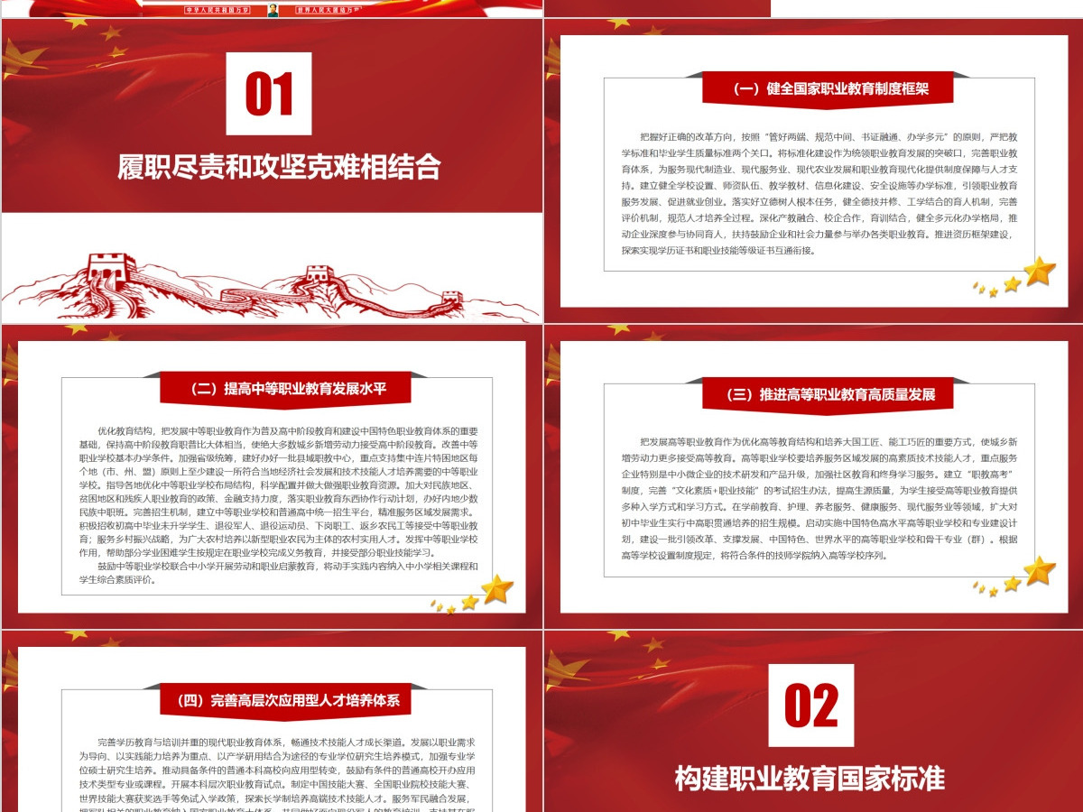 国家职业教育改革实施方案PPT