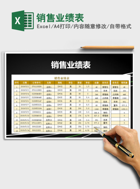2021年销售业绩表