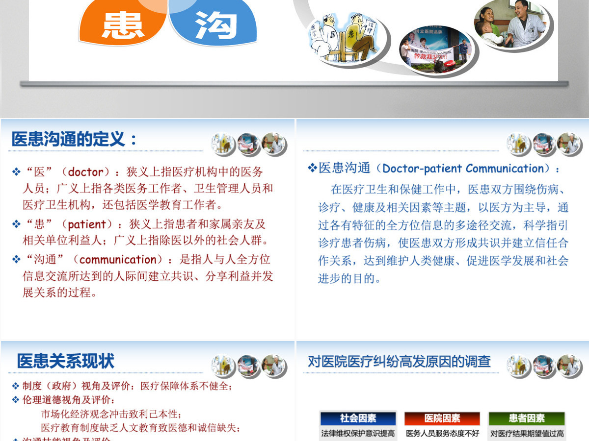 有效的医患沟通PPT模板下载