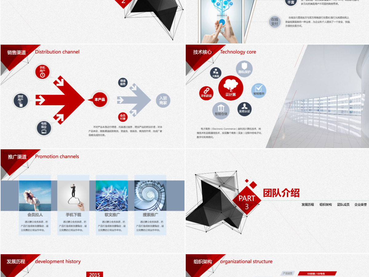 时尚创意商业计划书PPT模板