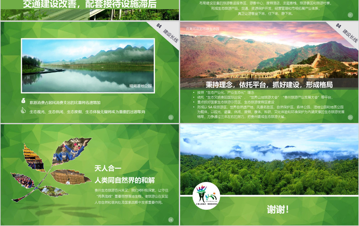 区域旅游发展规划PPT模板