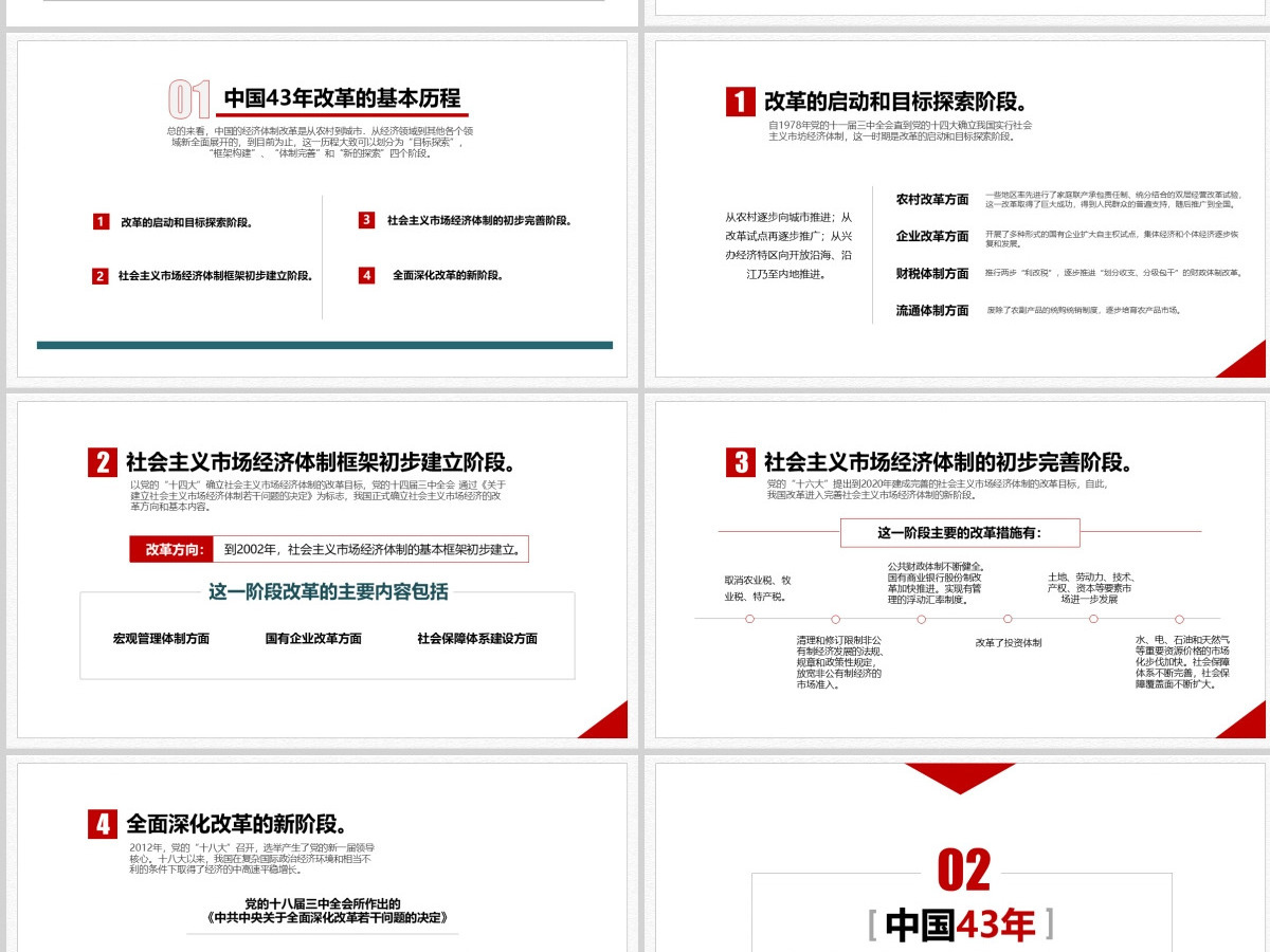 关于中国改革开放43周年经验和启示党政工作汇报PPT 关于中国改革开放43周年经验和启示党政工作汇报PPT