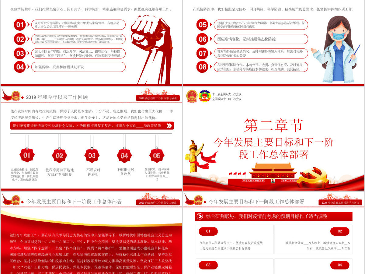 大气2020全国两会政府工作报告学习解读ppt 大气2020全国两会政府工作报告学习解读ppt