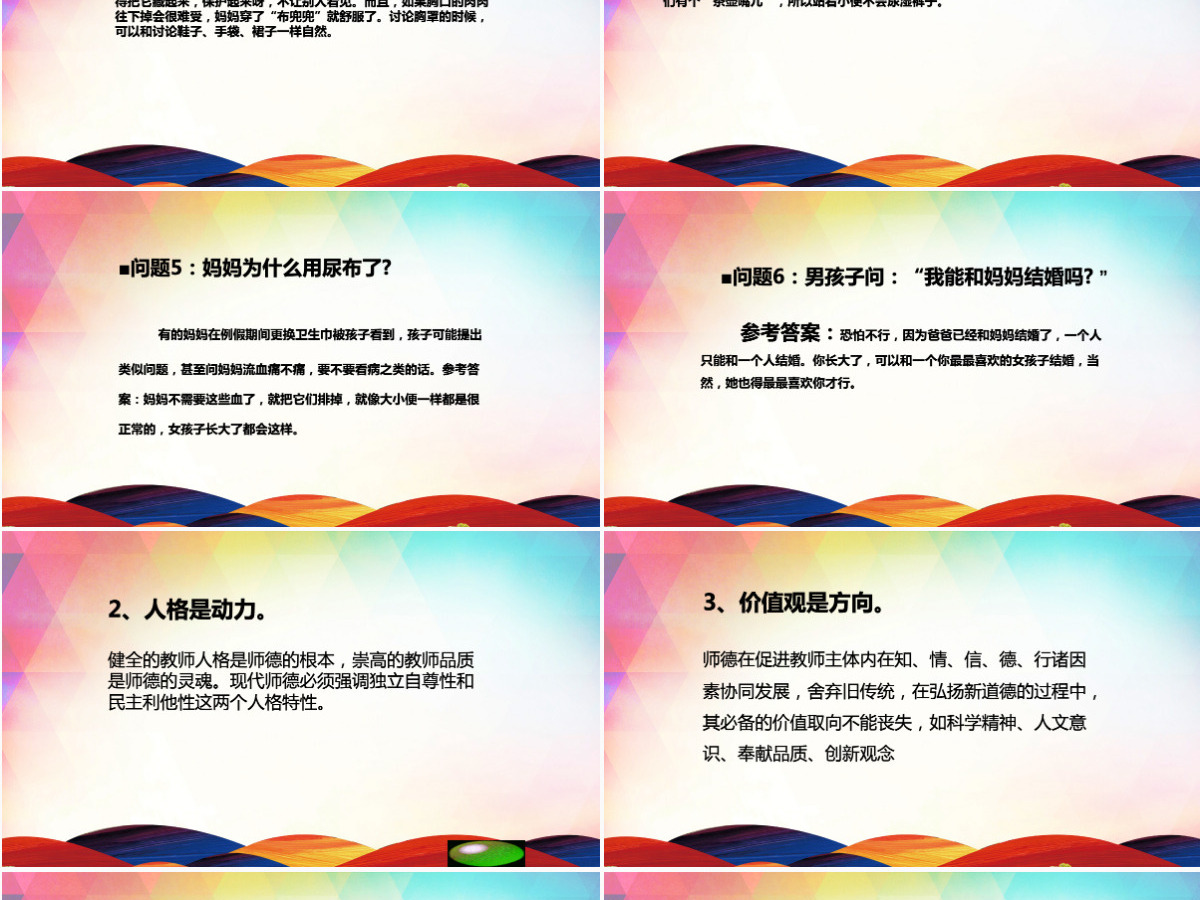 师德师风范演讲稿讲座PPT模板