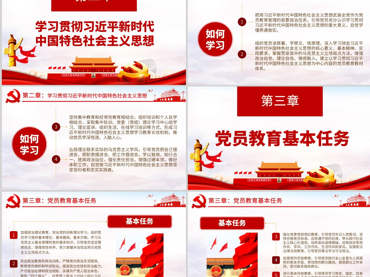原创中国共产党党员教育管理工作条例学习解读PPT-含讲稿