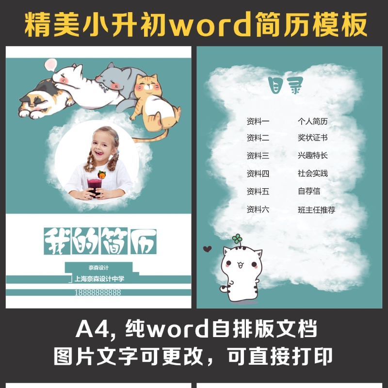 小升初简历 小升初简历