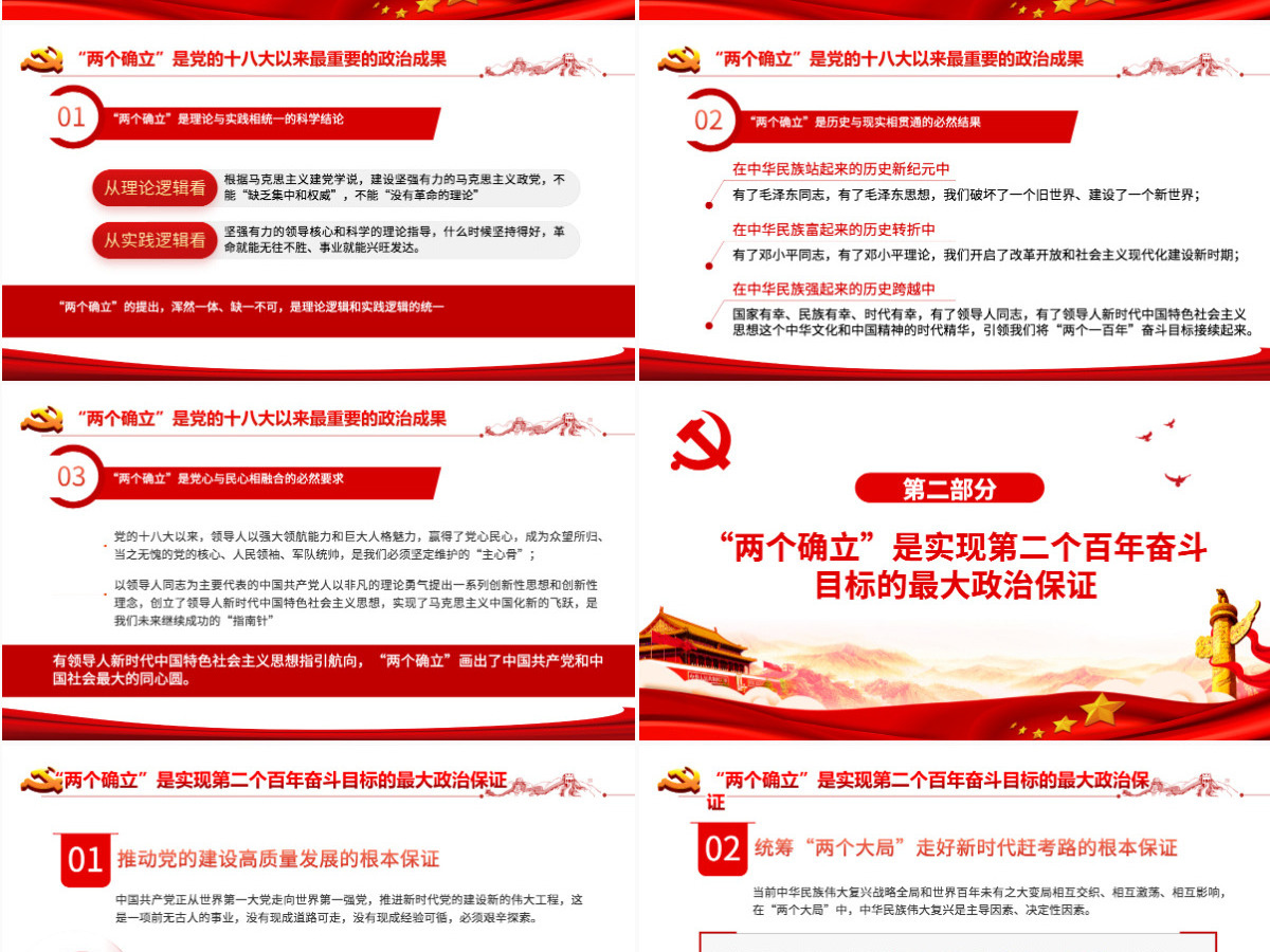 2022领悟两个确立做到两个维护党政风以优异成绩迎接党的二十大召开专题课件模板PPT 2022领悟两个确立做到两个维护党政风以优异成绩迎接党的二十大召开专题课件模板PPT