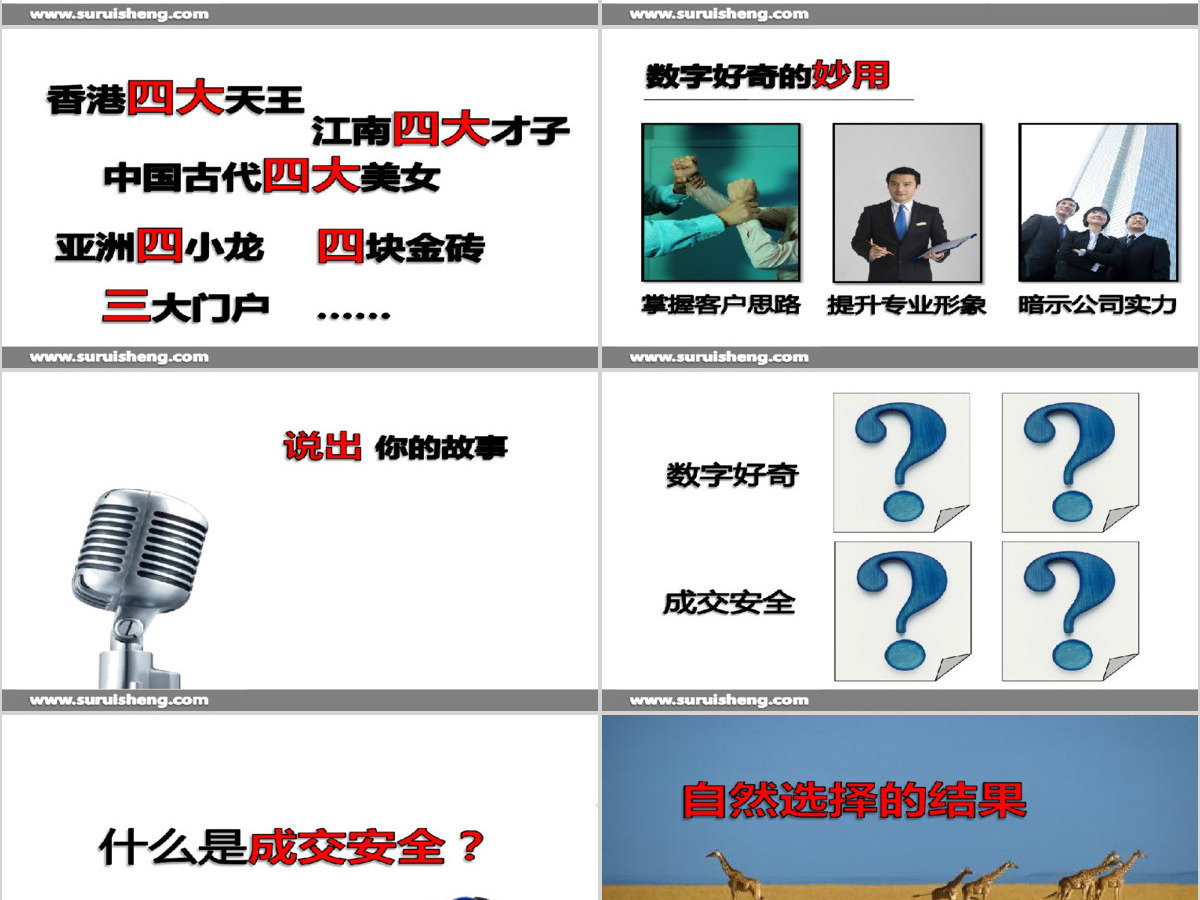销售汇报PPT模板免费下载