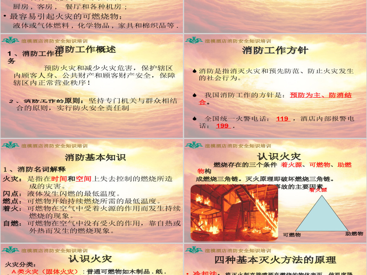 消防安全培训PPT 消防安全培训PPT