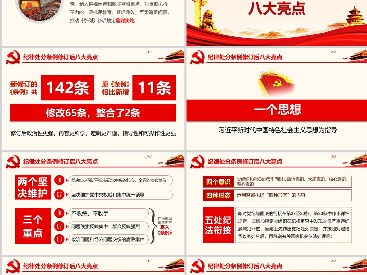 原创学习解读中国共产党纪律处分条例党课PPT-版权可商用 原创学习解读中国共产党纪律处分条例党课PPT-版权可商用