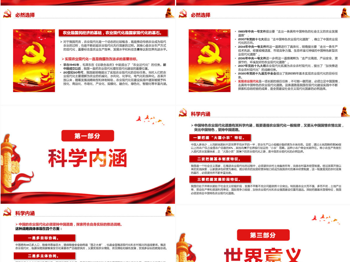 中国特色农业现代化道路及其世界意义党政风党员干部学习教育专题党课PPT-含讲稿 中国特色农业现代化道路及其世界意义党政风党员干部学习教育专题党课PPT-含讲稿