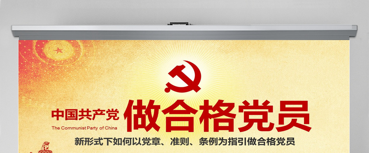 新形式下如何学习党章准则条例做合格党员