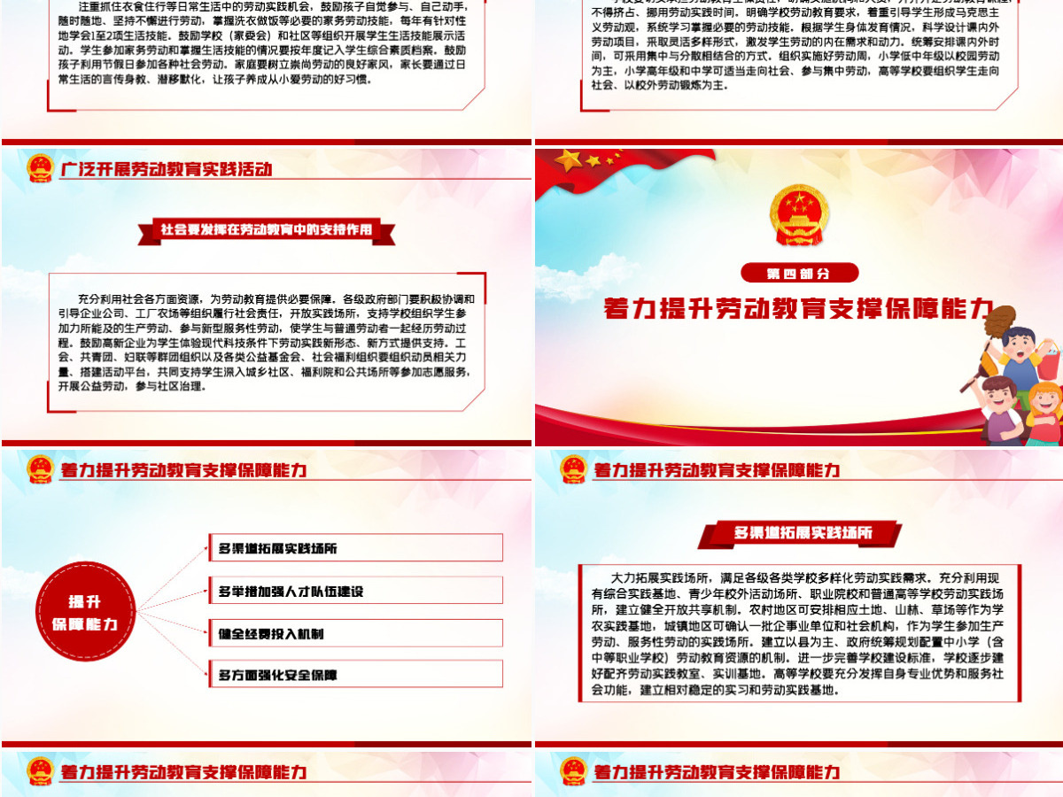 关于全面加强新时代大中小学劳动教育意见党课学习PPT-含讲稿 关于全面加强新时代大中小学劳动教育意见党课学习PPT-含讲稿