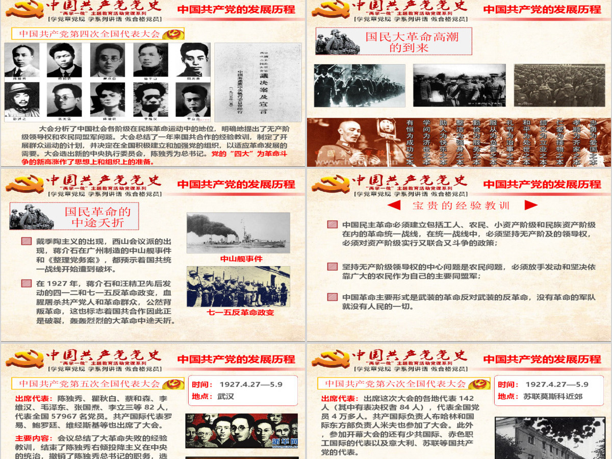 中国共产党党史课件--含讲稿（含遵义会议视频）