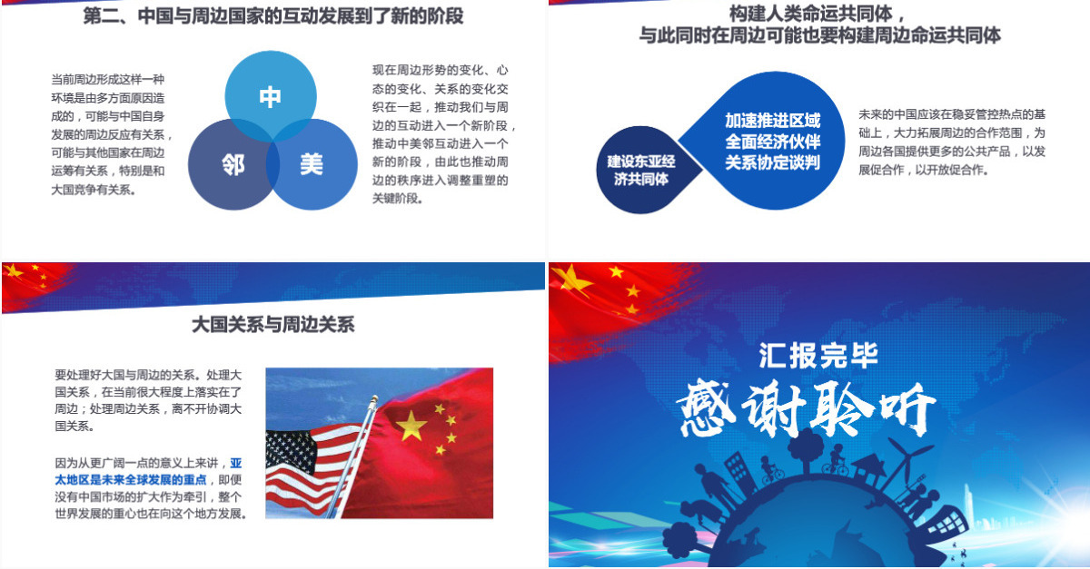 构建人类命运共同体大国担当PPT