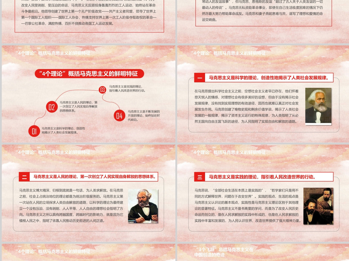 马克思诞辰203周年总书记重要讲话PPT