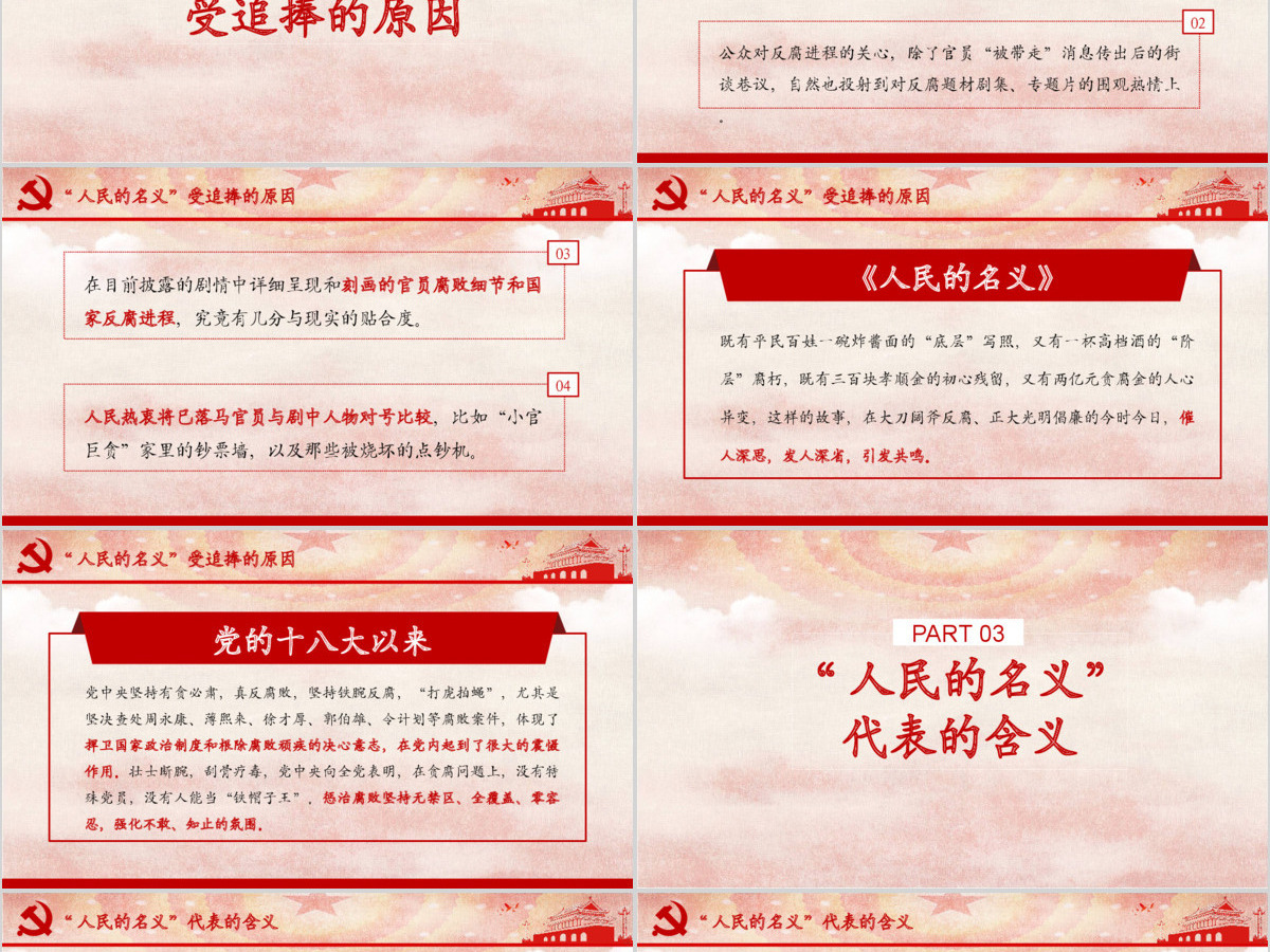 人民的名义反腐反贪党政机关专题PPT学习 人民的名义反腐反贪党政机关专题PPT学习