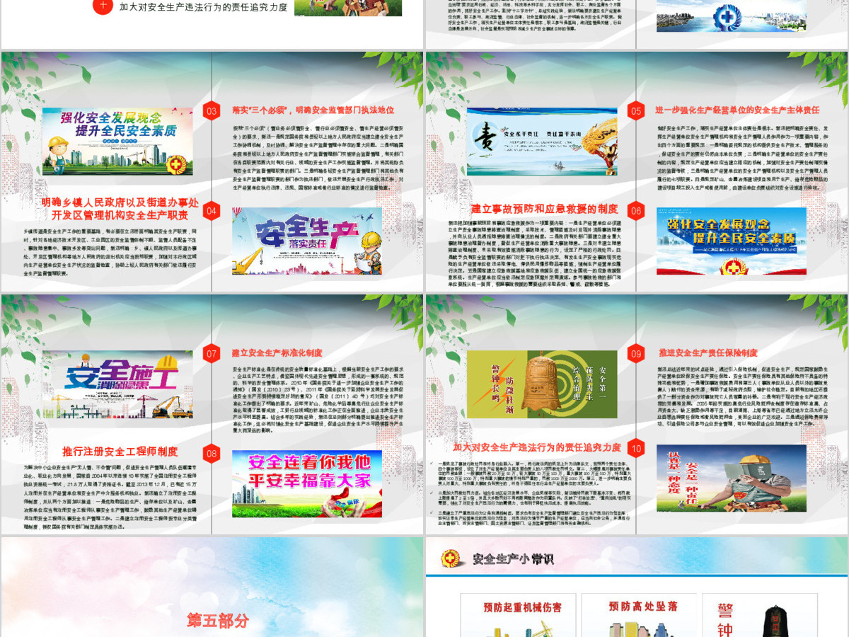 2019第一个安全生产法宣传周ppt