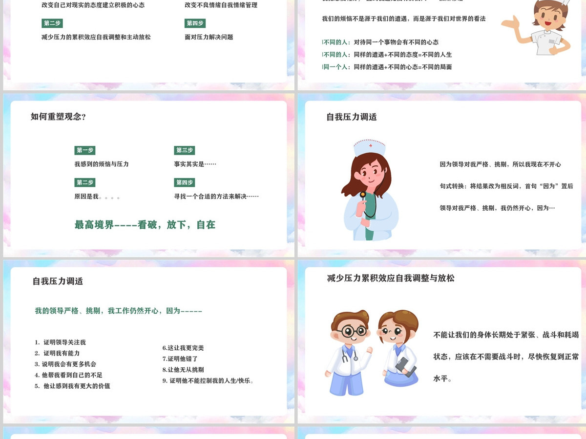 2024护士压力与情绪管理讲解培训PPT个性医疗风医学培训通用PPT 2024护士压力与情绪管理讲解培训PPT个性医疗风医学培训通用PPT