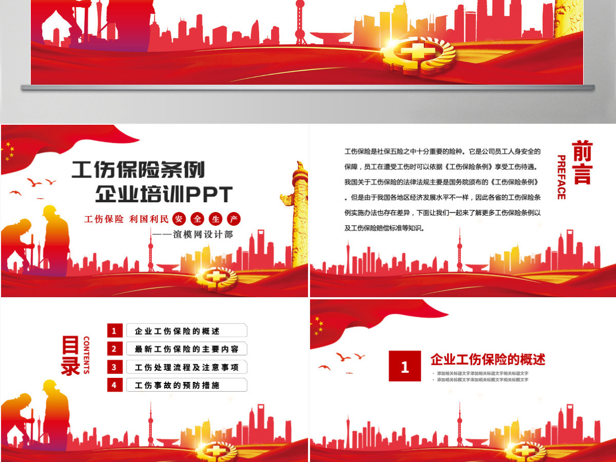 工伤保险条例企业培训PPT