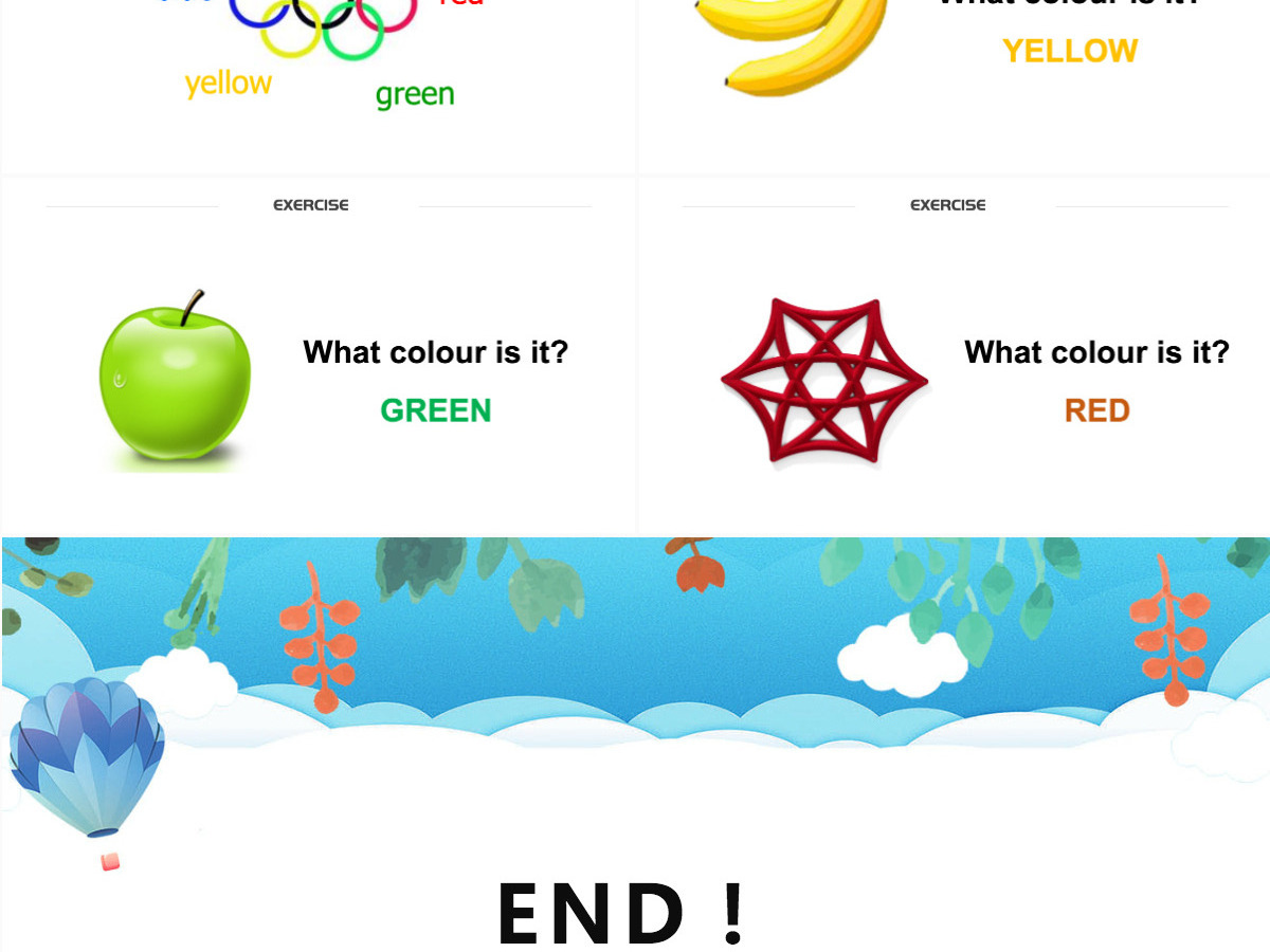 人教版小学一年级英语上册第五课：colours（含配套教案）课件PPT
