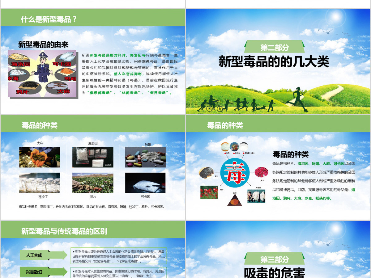 珍惜生命远离毒品禁毒知识宣传PPT模板 珍惜生命远离毒品禁毒知识宣传PPT模板