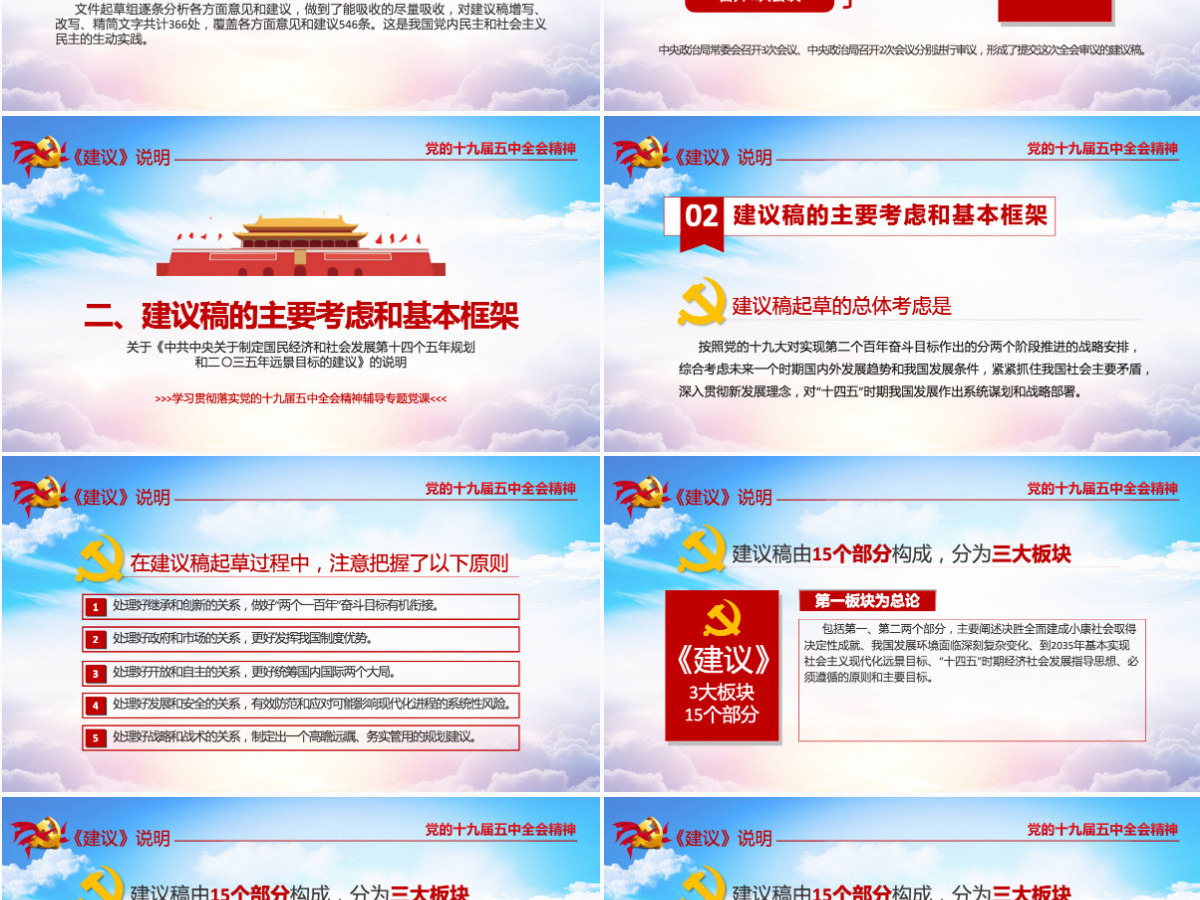 超详细十九届五中全会公报及十四五2035远景目标的建议PPT--含讲稿