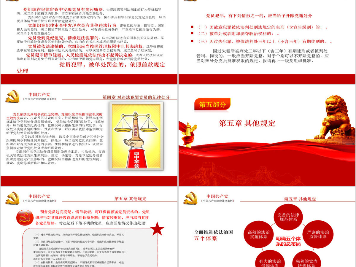 学习中国共产党廉洁自律准则条例解读ppt