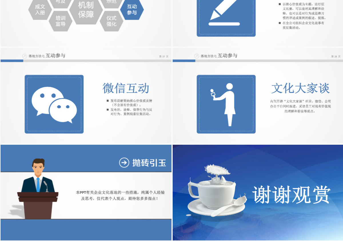 企业文化团队建设方案PPT模板幻灯片