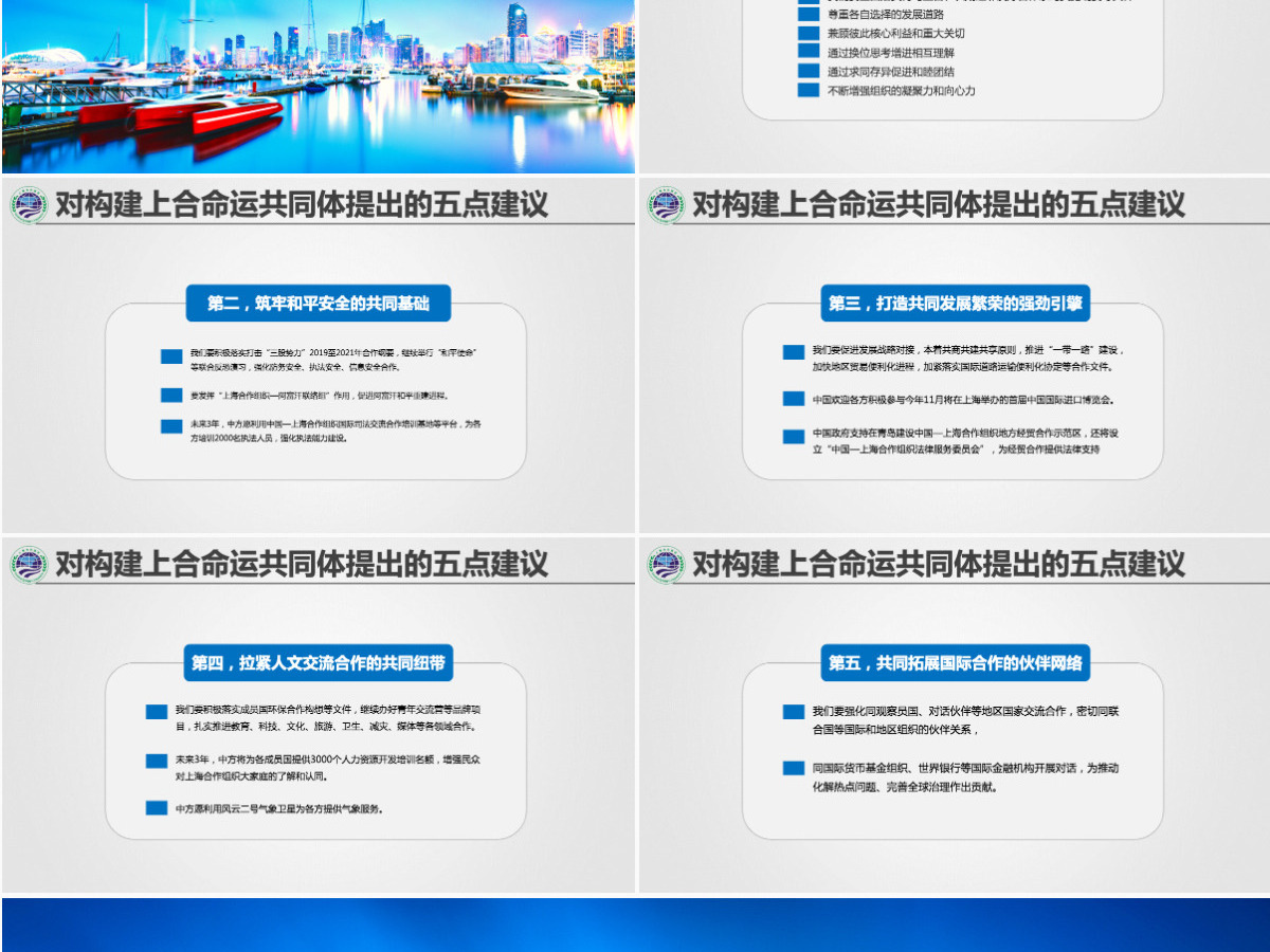 学习解读上合组织2018青岛峰会PPT模板--含讲稿 学习解读上合组织2018青岛峰会PPT模板--含讲稿