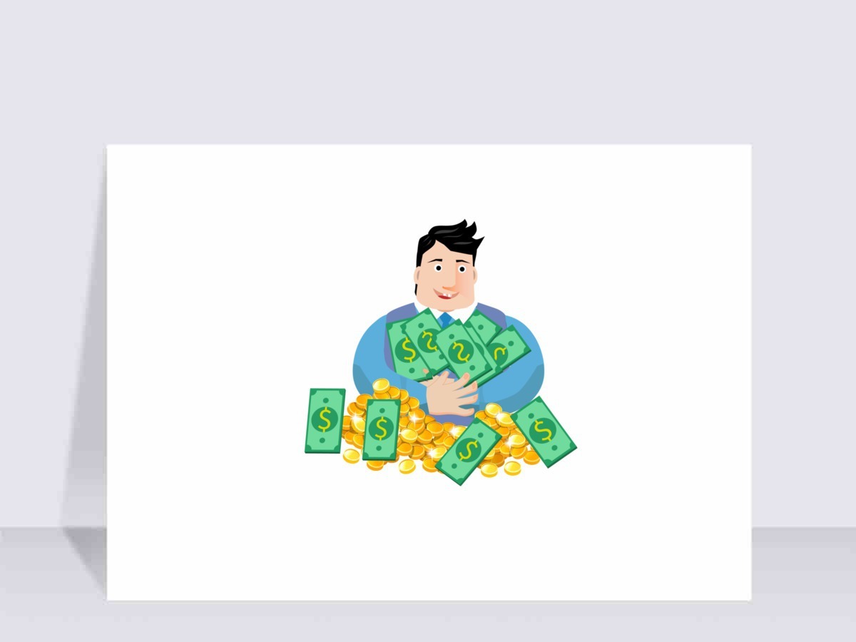 金融保险双手抱金钱元素 金融保险双手抱金钱元素