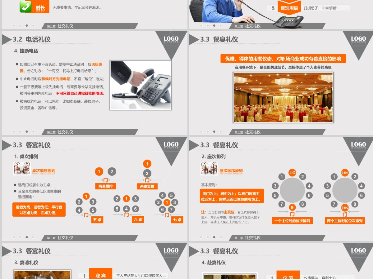 高端大气商务礼仪职业形象培训PPT模板