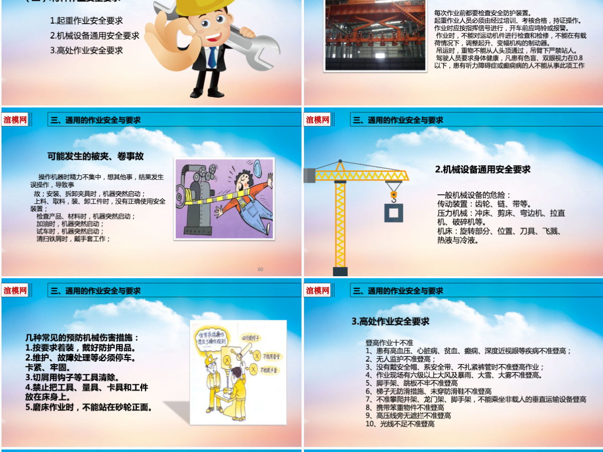 2019安全建筑知识PPT模板